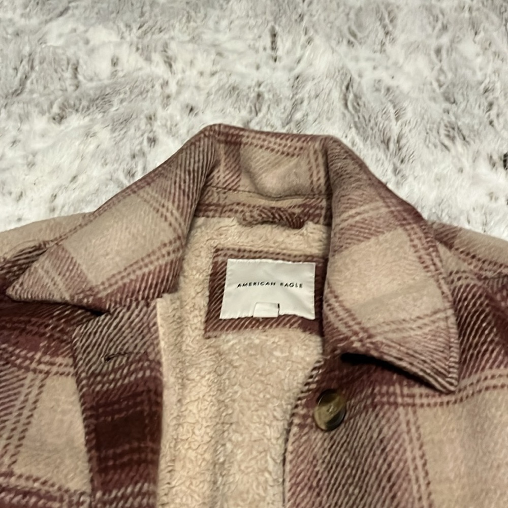 American Eagle Flannel Shacket (Medium) - image 2